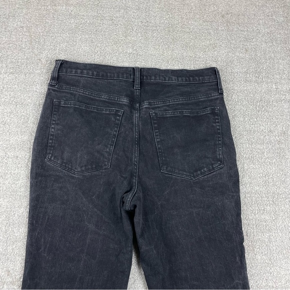 J Crew Essential Straight Distressed Black Jeans - Picture 5 of 12